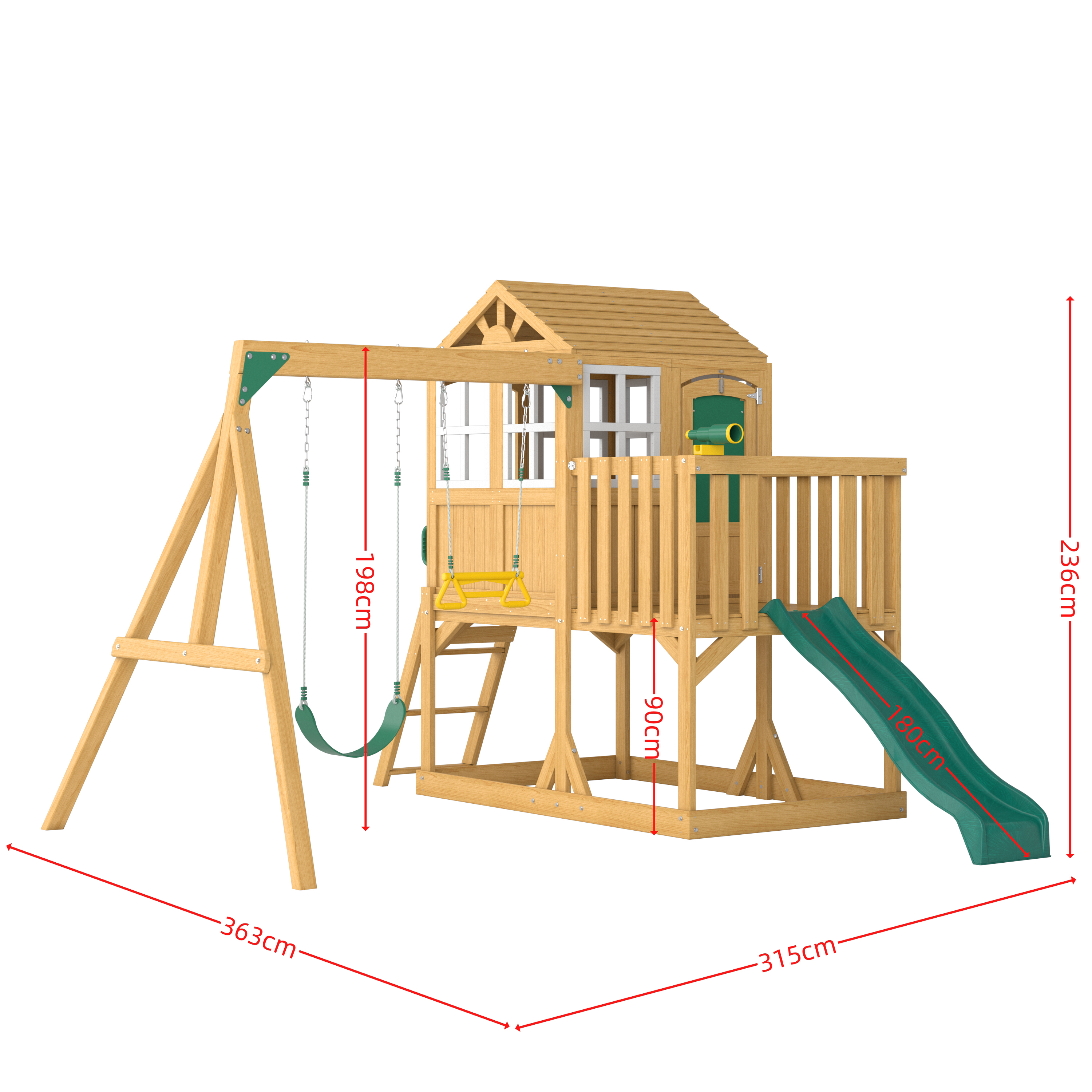 Il cliente del Regno Unito visita la nostra fabbrica: esplorare set di altalene in legno di qualità e attrezzature per parco giochi all'aperto