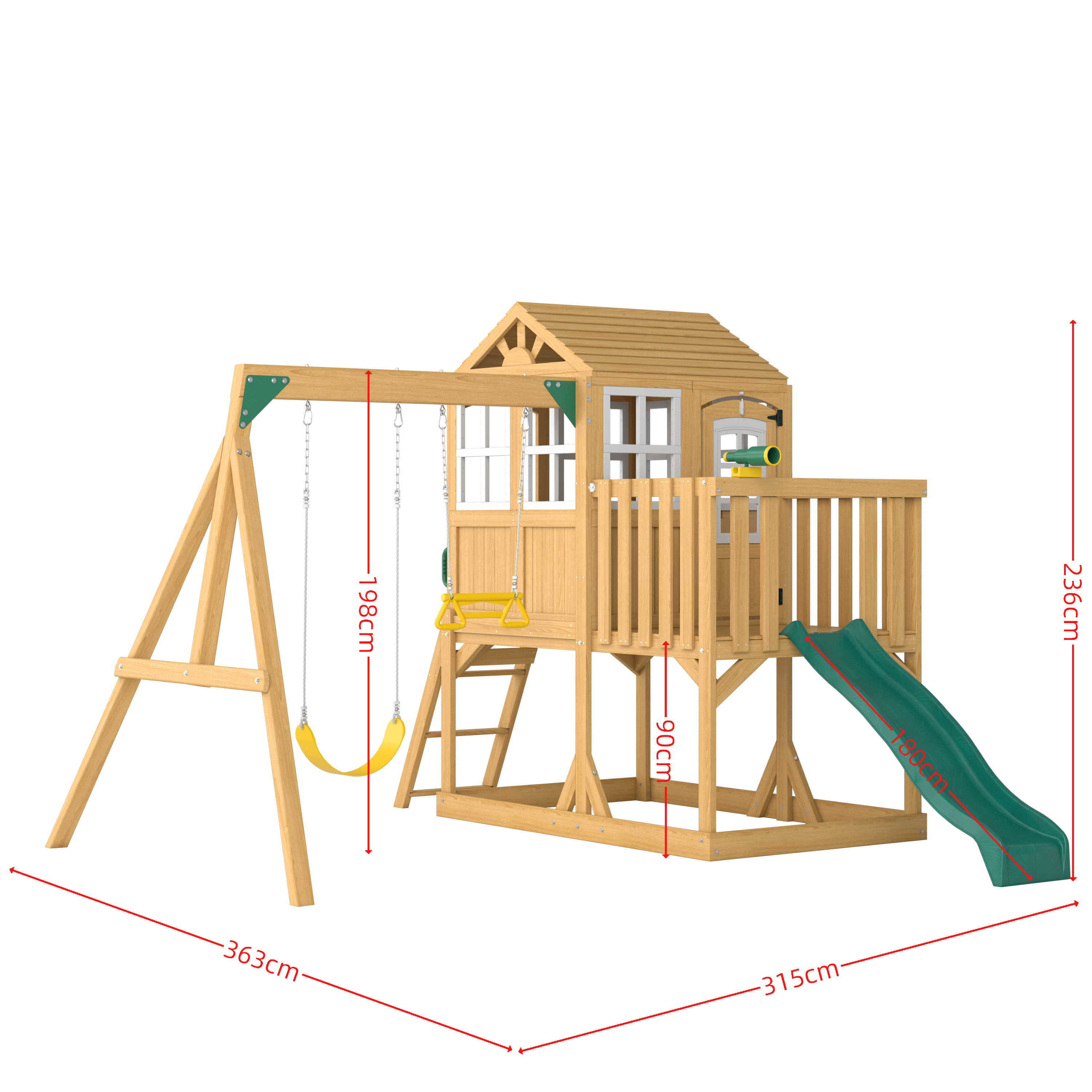 Nuovo arrivo: il nostro set di gioco in legno all'aperto più popolare per il divertimento nel cortile!