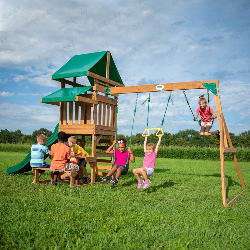 Quali sono i vantaggi di acquistare online un'altalena in legno per bambini da giardino?