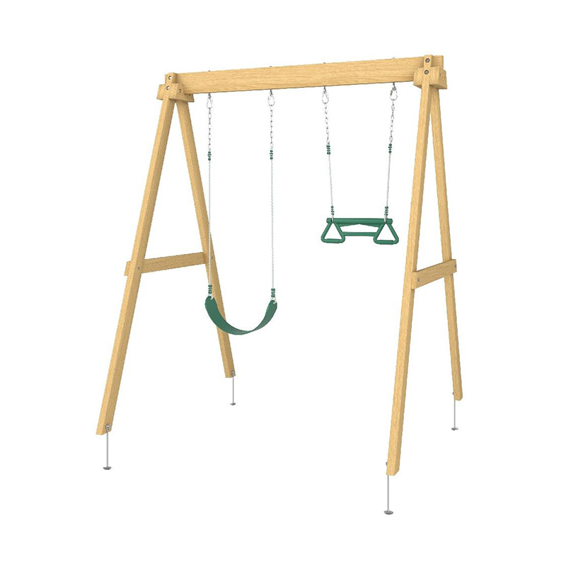 Set a doppia oscillazione in legno